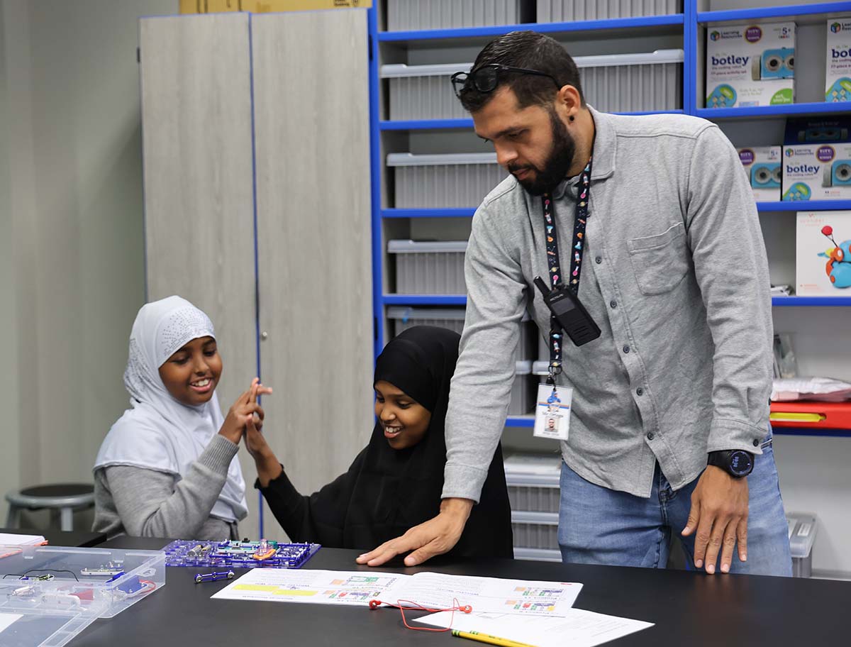Horizon Science Academy Westerville Teacher smiling.